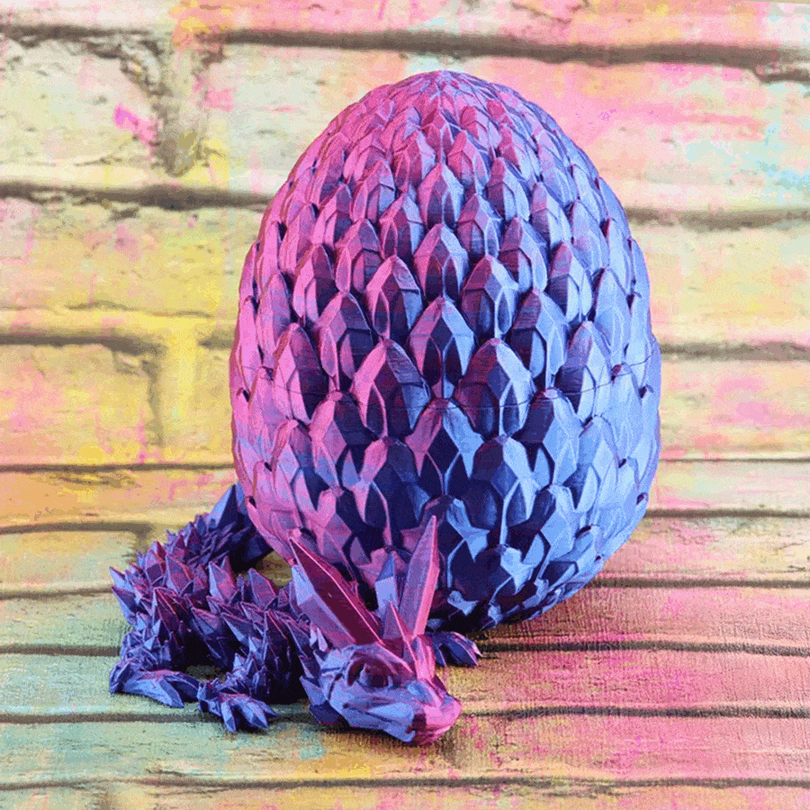 Articulated Dragon with Egg