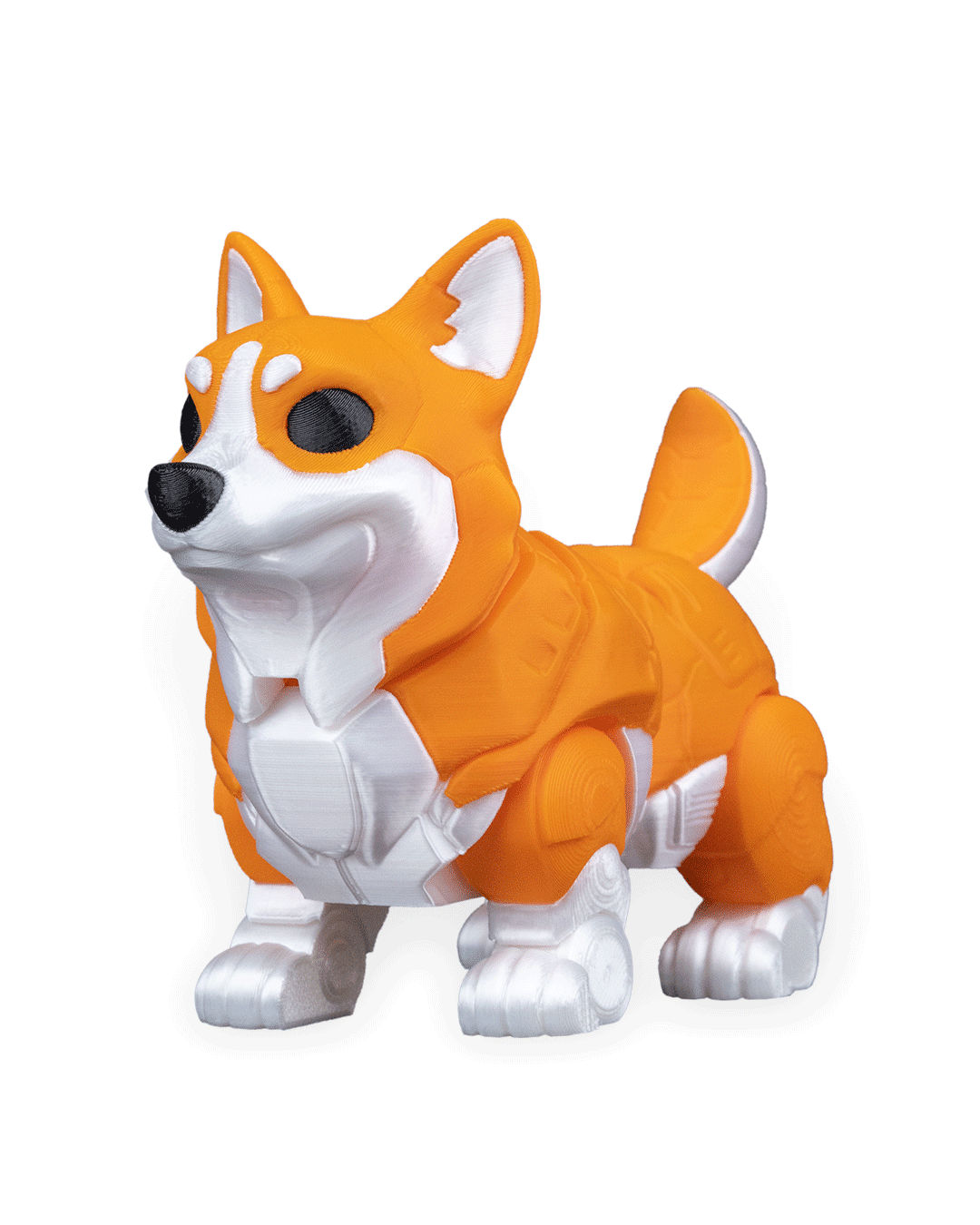 articulated, dog, corki, robot
