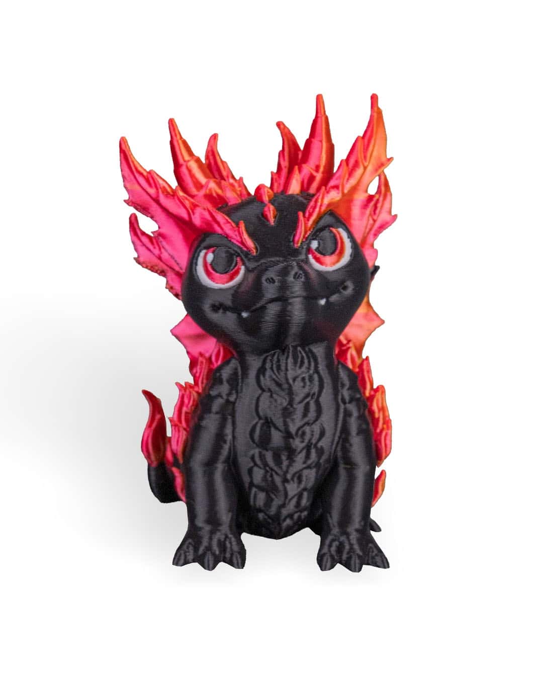 dragon, fire, small, cute, flames