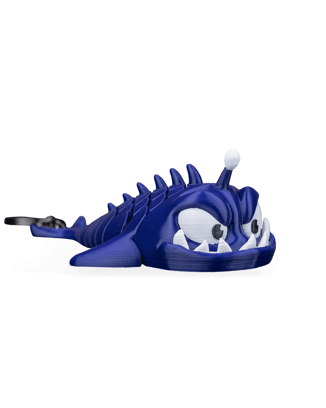 keychain, mesh body, anglerfish, cute, small