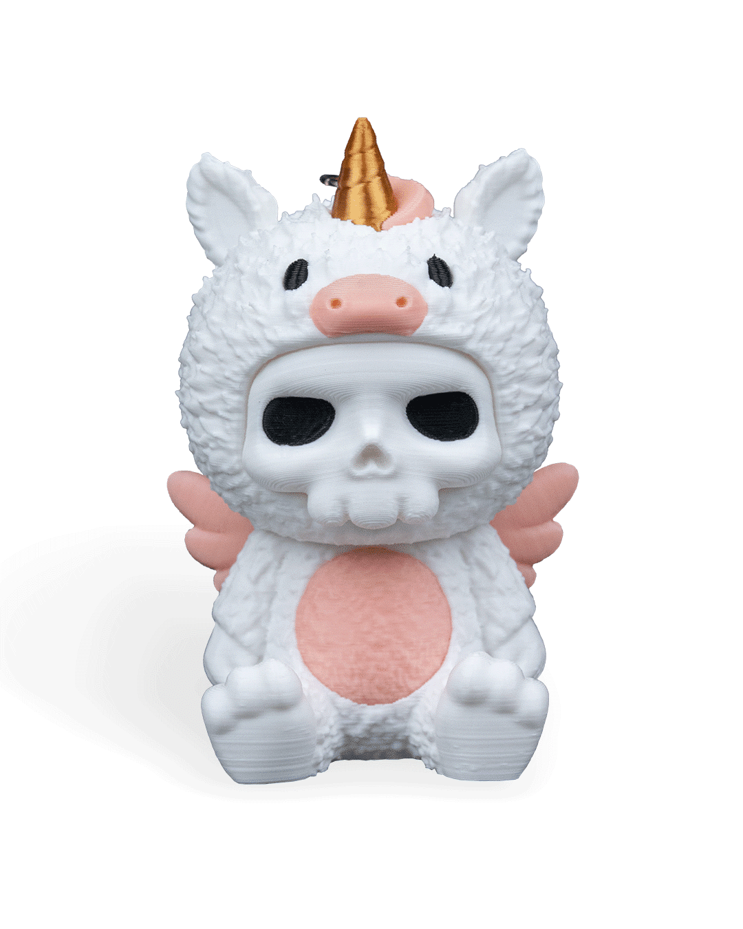 keychain, spooky, skull, unicorn, cute, small